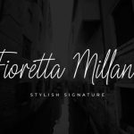 Fioretta Millano Font Poster 1