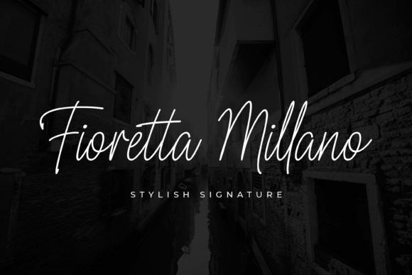 Fioretta Millano Font Poster 1