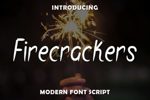 Firecrackers Font Poster 1