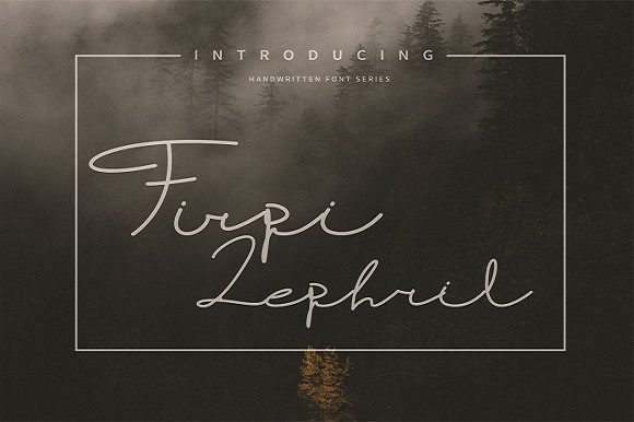 Firpi Lephril Font Poster 1