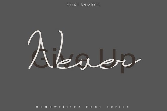 Firpi Lephril Font Poster 5