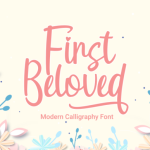 First Beloved Font Poster 1