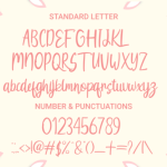 First Beloved Font Poster 8