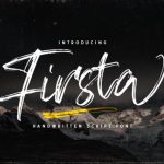 Firsta Font Poster 1