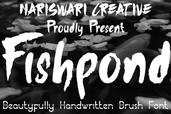 Fishpond Font Poster 1