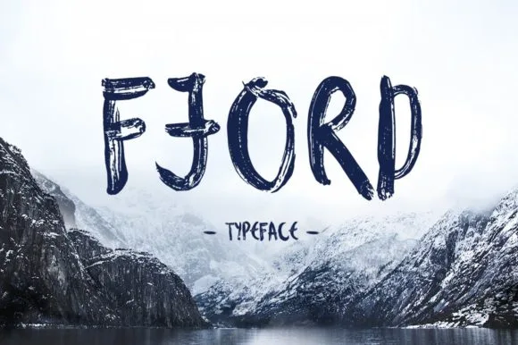 Fjord Font Fjord Font Poster 1