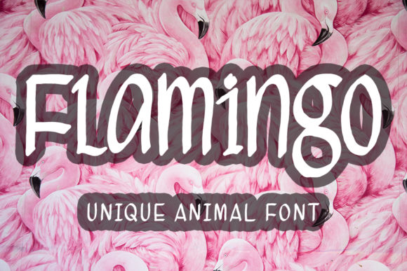 Flamingo Font Poster 1