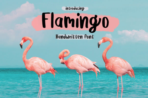 Flamingo Font Poster 1