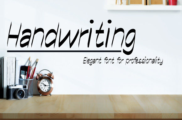 Flatelegant Font Poster 2