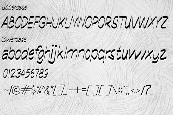 Flatelegant Font Poster 3