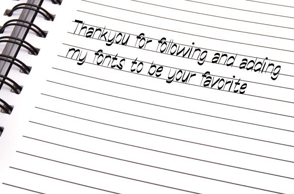 Flatelegant Font Poster 4