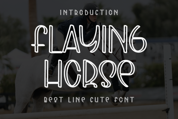 Flaying Horse Font Poster 1