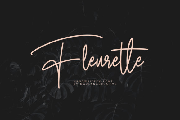 Fleurette Font Poster 1