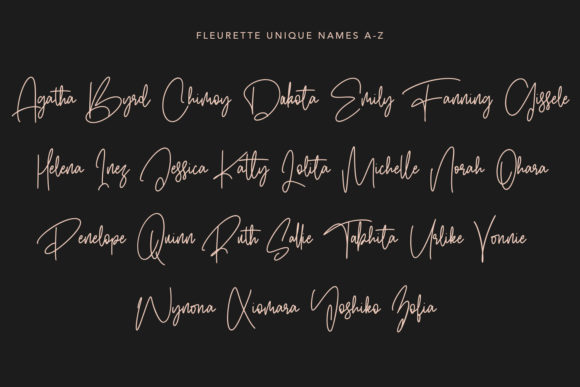 Fleurette Font Poster 7