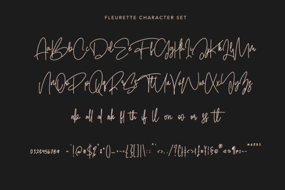 Fleurette Font Poster 8