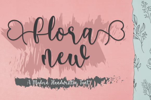 Flora Font Poster 1