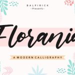 Florania Font Poster 1