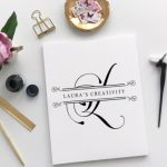 Flourish Monogram Font Poster 4