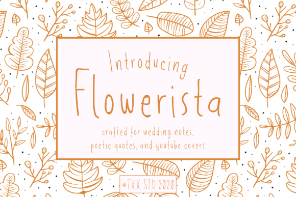 Flowerista Font Poster 1