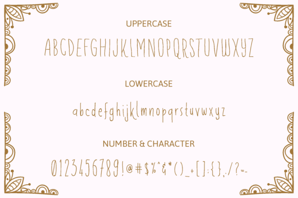 Flowerista Font Poster 9
