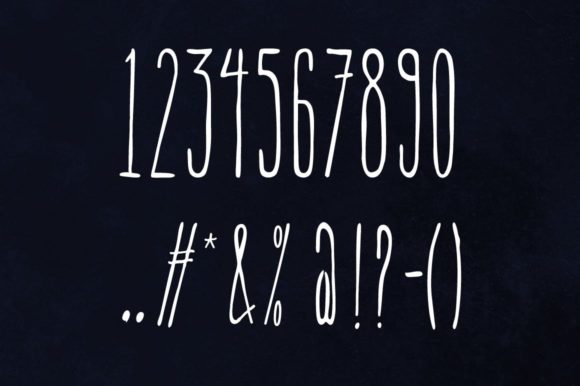 Flush Font Poster 3