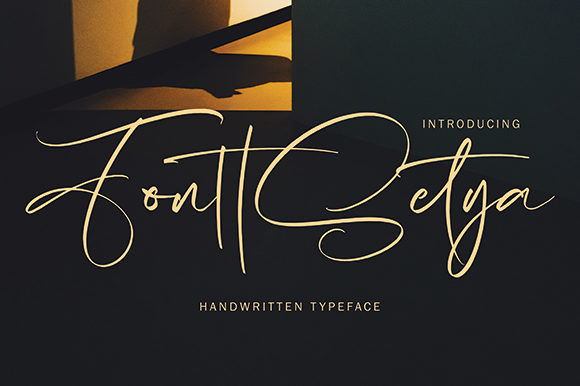 FonttSetya Font Poster 1