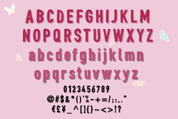 For Fairy Font Poster 8