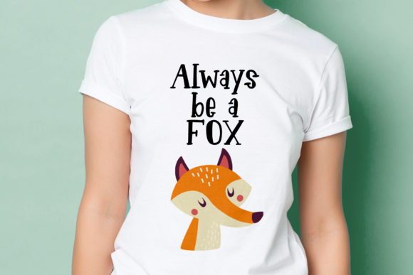 Forest Animal Font Poster 7