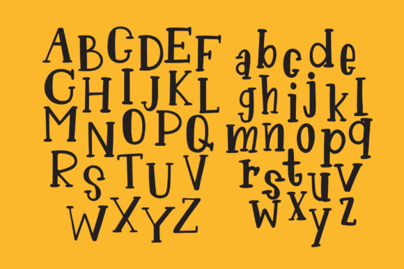 Forest Animal Font Poster 8