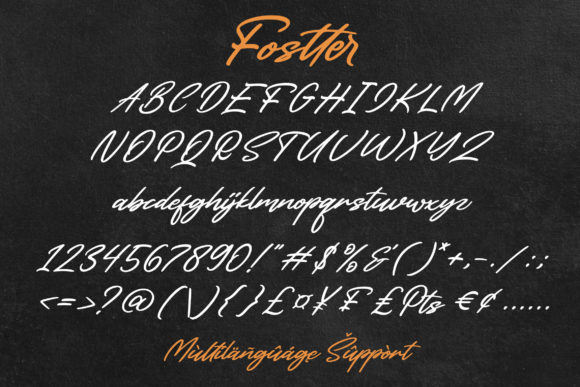 Fostter Font Poster 5