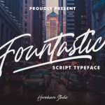 Fountastic Font Poster 1