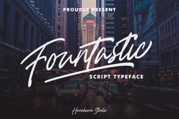 Fountastic Font Poster 1