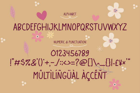 Four Dream Font Poster 5