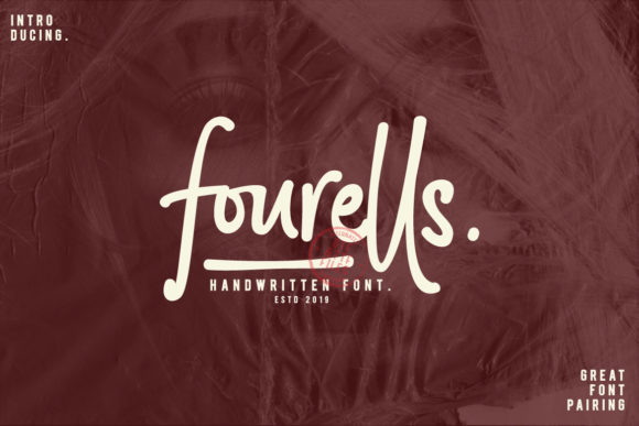 Fourells Font Poster 1