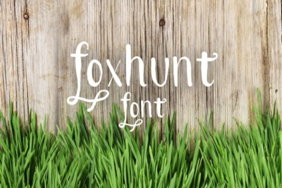 Foxhunt Font Poster 1
