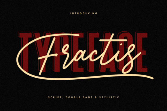 Fractis Font Poster 1