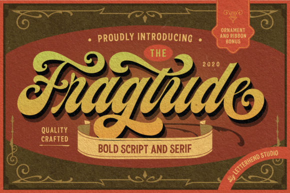 Fragtude Font Poster 1