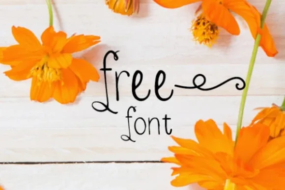 Free Font Free Font Poster 1