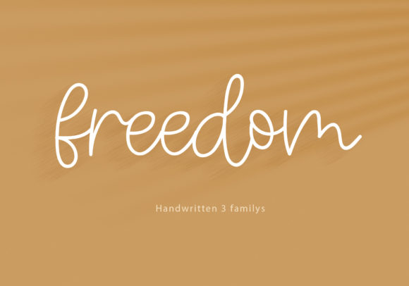Freedom Font Poster 1