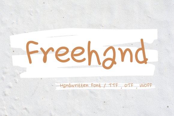 Freehand Font