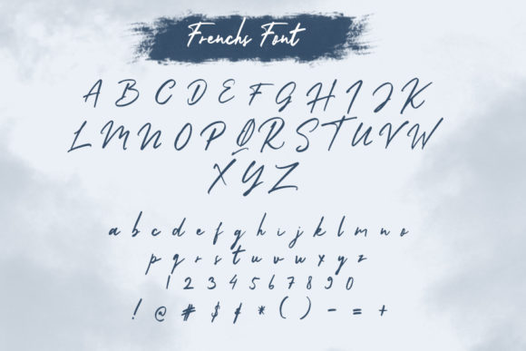 Frenchs Font Poster 3