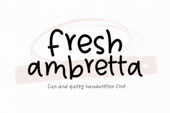 Fresh Ambretta Font Poster 1