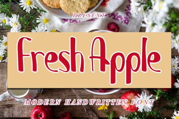 Fresh Apple Font Poster 1