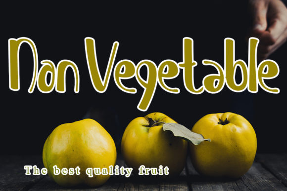 Fresh Apple Font Poster 3