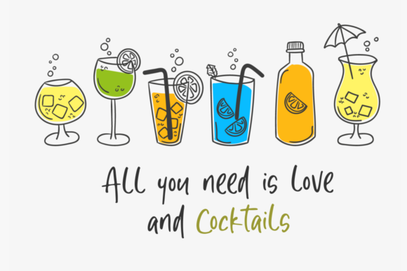 Fresh Cocktails Font Poster 3