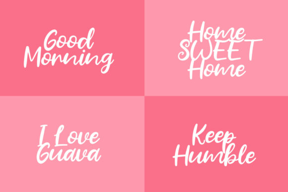Fresh Guava Font Poster 5