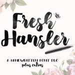 Fresh Hansler Font Poster 1