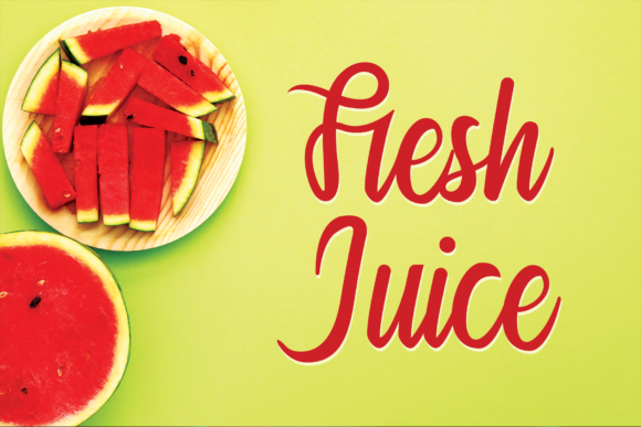 Fresh Juice Font Poster 1