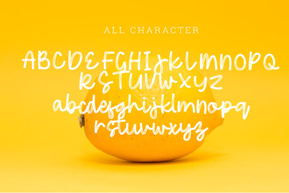 Fresh Lemonade Font Poster 2