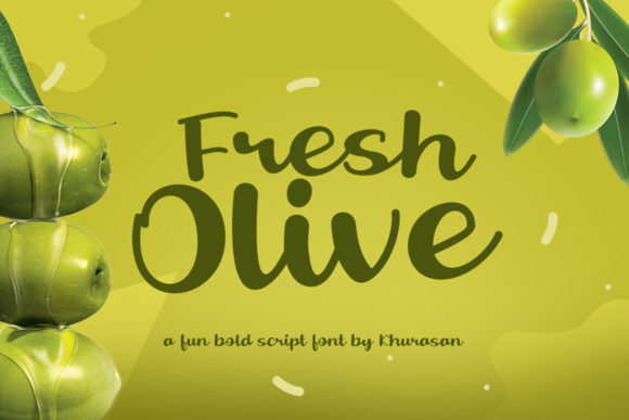 Fresh Olive Font Poster 1